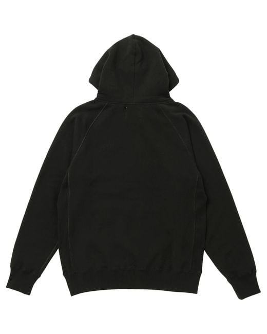 Wonder Looper Black Zip Hoodie Super Looper French Terry for men