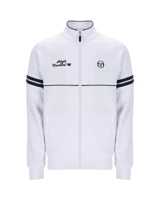 Sergio Tacchini White Orion Davis Track Top for men