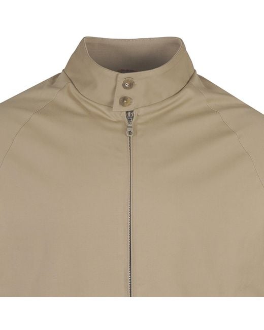 real hoxton Natural Harrington Jacket for men