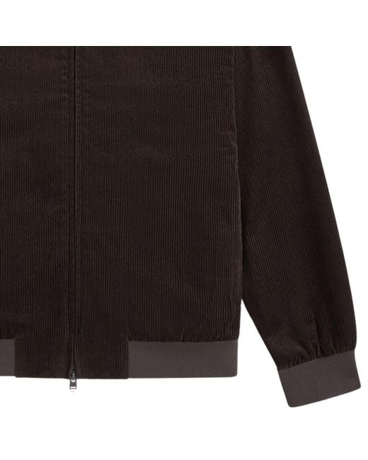 Fred Perry Black Cord Brentham Jacket for men