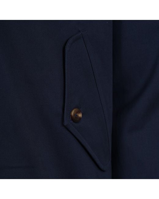 real hoxton Blue Harrington Jacket for men
