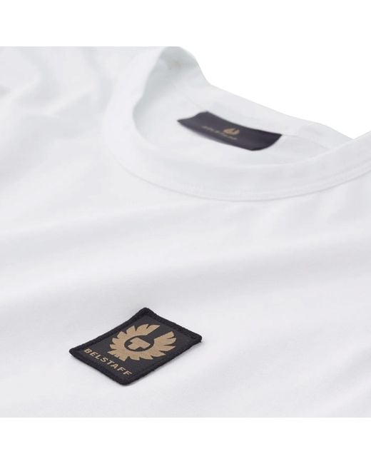 Belstaff White Long Sleeve T-Shirt for men
