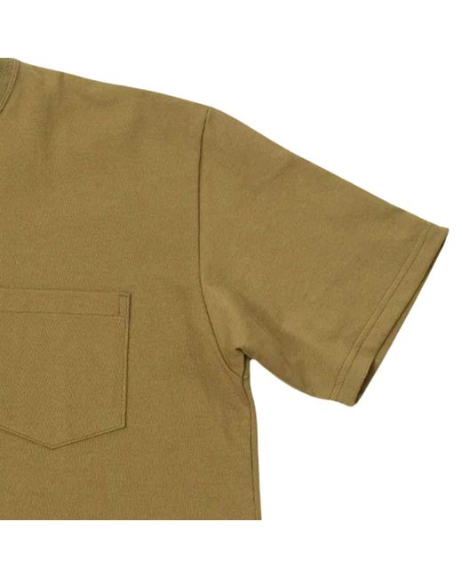 Orslow Green Pocket T-Shirt for men