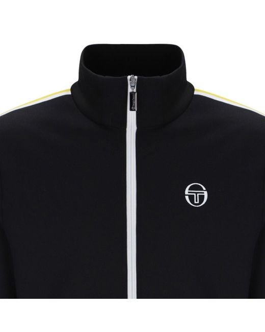 Sergio Tacchini Black Franco Track Top for men