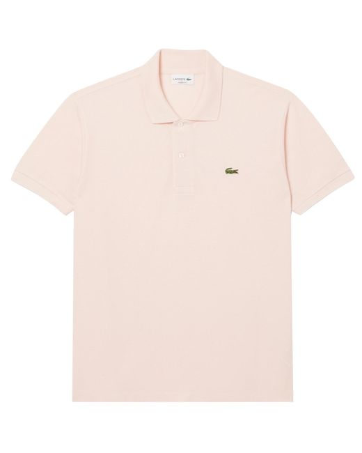 Lacoste Pink Classic Fit L.12.12 Original Polo Shirt for men