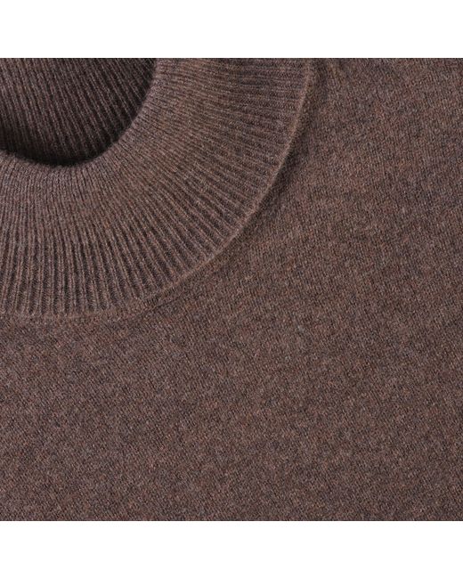 Pittari Brown Wye Turtle Neck Jumper for men