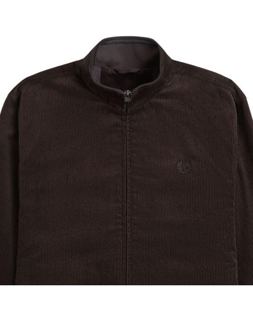 Fred Perry Black Cord Brentham Jacket for men