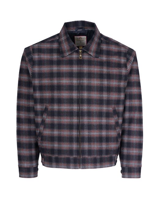real hoxton Blue Gab Jacket for men