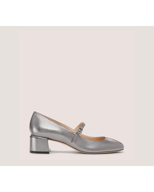 Stuart Weitzman Gray Gabby 45 Mary Jane