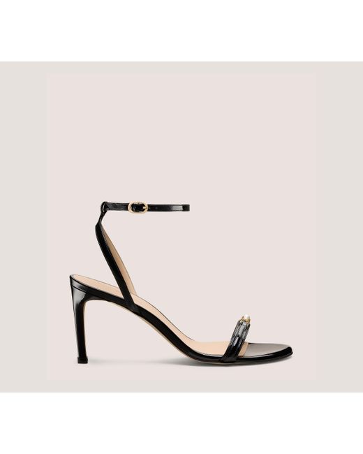Stuart Weitzman Black Emmaline Sandal 75