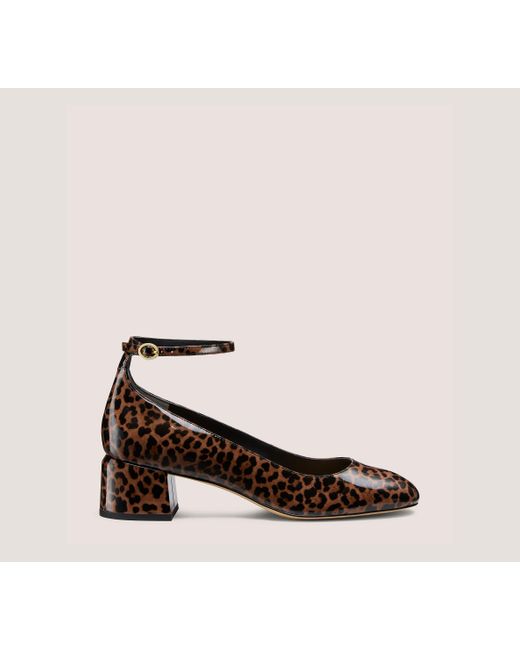 Stuart Weitzman Multicolor Emilee Strap Pump 45