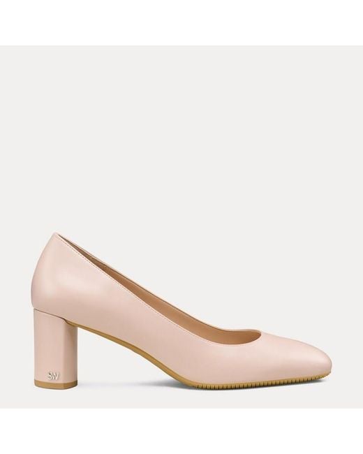 Stuart Weitzman Pink Cara 60 Pump