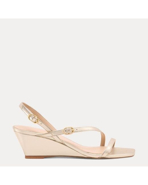 Stuart Weitzman Natural Kenna Wedge 50