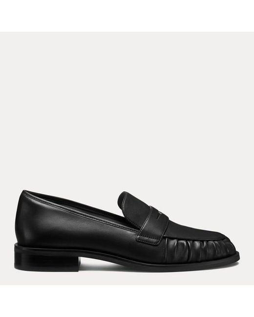 Stuart Weitzman Black Luanne Loafer