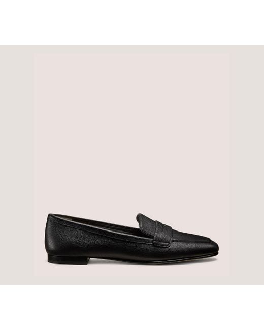 Stuart Weitzman Black Rayne Loafer