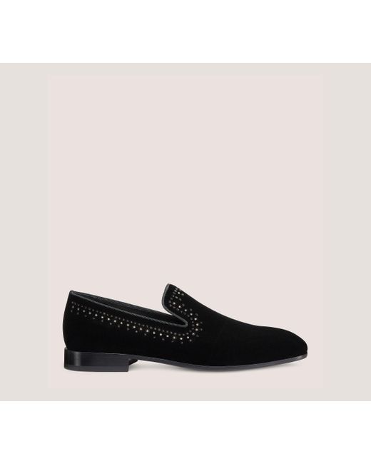 Stuart Weitzman Black Premiere Party Loafer Men's for men