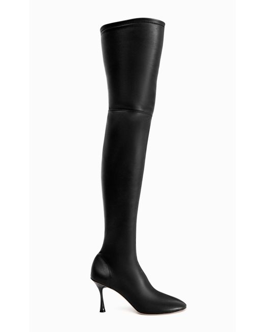 STUDIO AMELIA Leather Spire Thigh High 90 Boot | Lyst