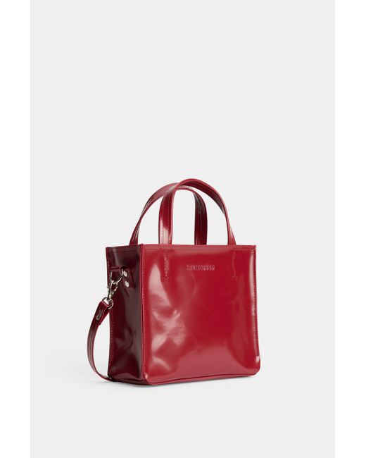Stutterheim Red Biblio Bag Opal