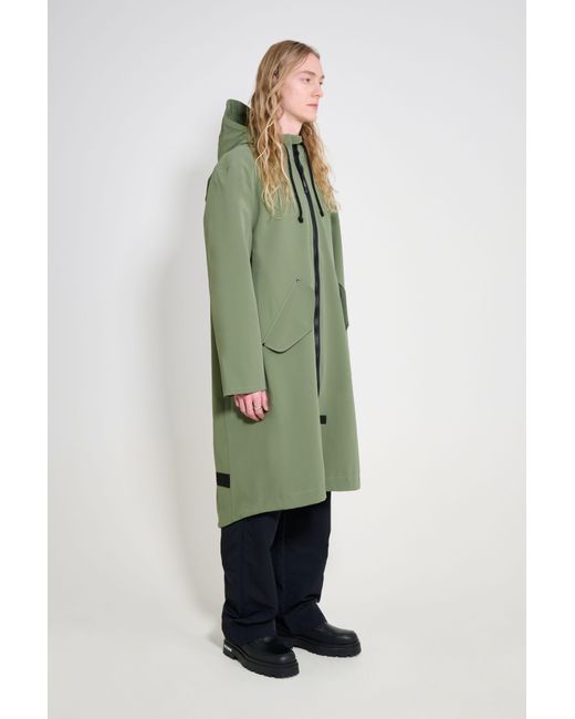 Stutterheim Green Martins Parka for men