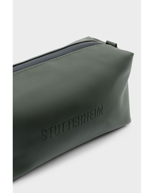 Stutterheim Green Container Small Wash Bag