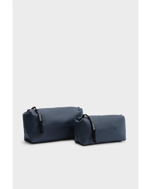 Stutterheim Blue Container Large Wash Bag