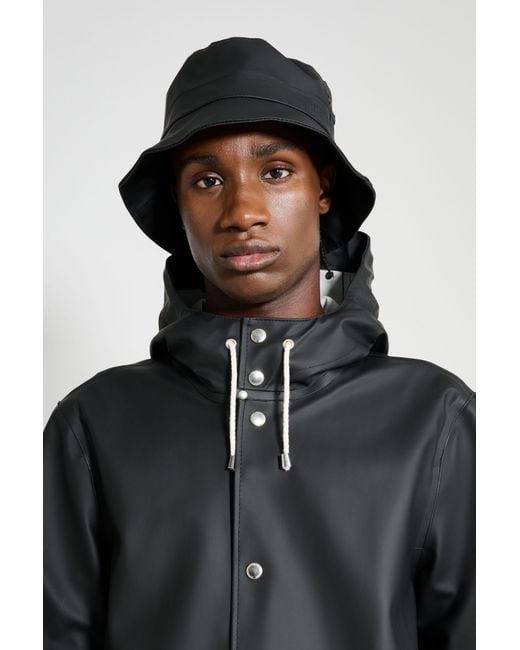 Stutterheim Black Beckholmen Bucket Hat