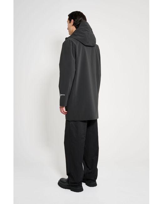 Stutterheim Blue Stockholm Patch Raincoat for men
