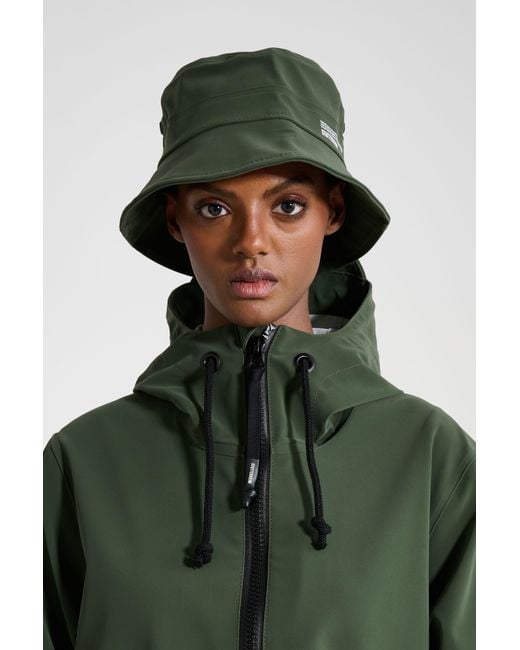 Stutterheim Green Beckholmen Matte Bucket Hat