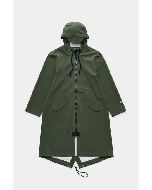 Stutterheim Green Martins Parka for men