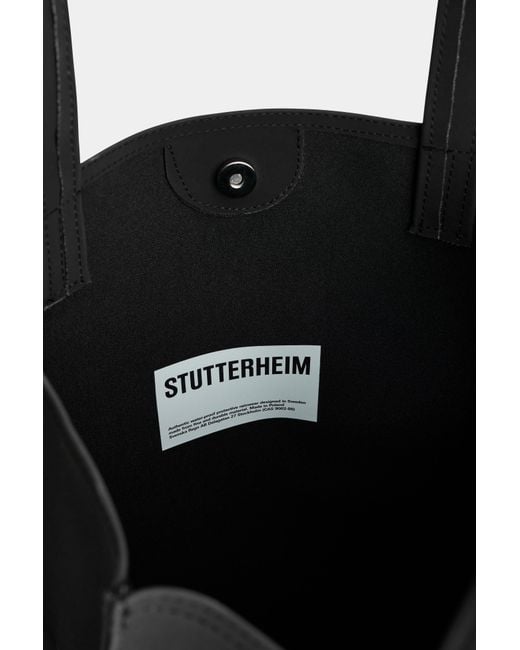 Stutterheim Black Stylist Bag Matte