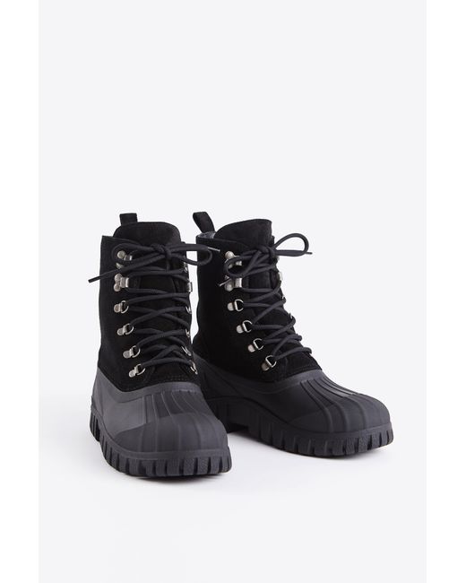 Stutterheim Black Patrol Boot Suede