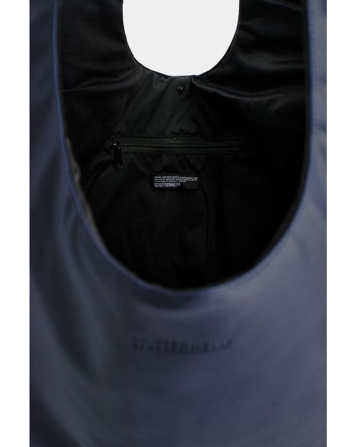 Stutterheim Blue Svea Puffer Bag