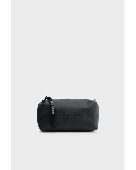 Stutterheim Black Container Small Wash Bag