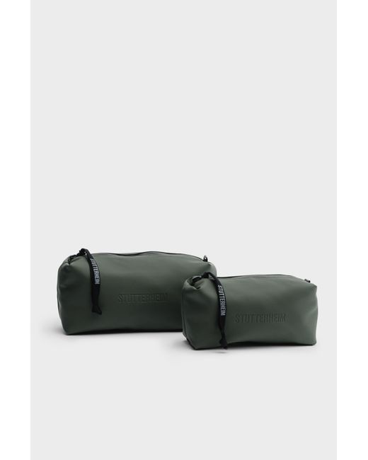 Stutterheim Green Container Small Wash Bag