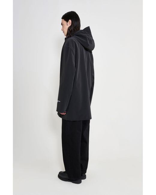 Stutterheim Blue Stockholm Patch Raincoat for men