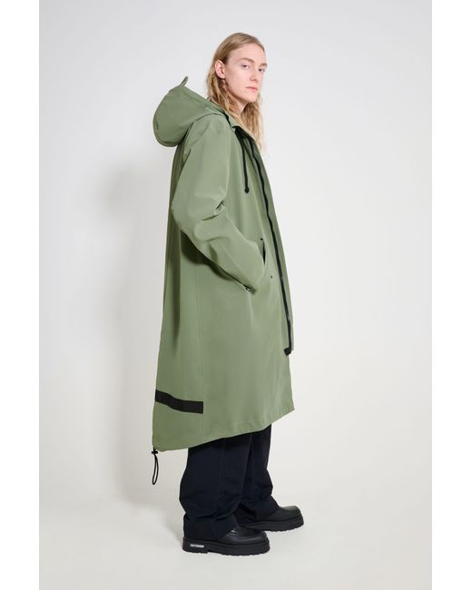 Stutterheim Green Martins Parka for men