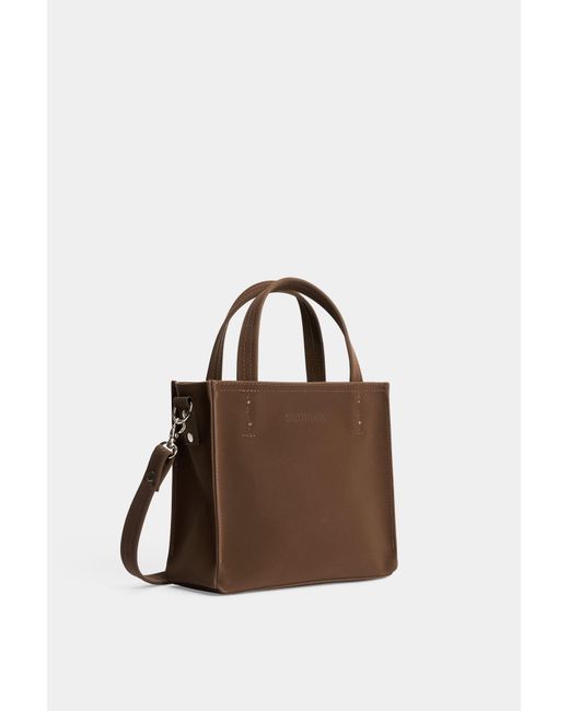 Stutterheim Brown Biblio Bag Matte