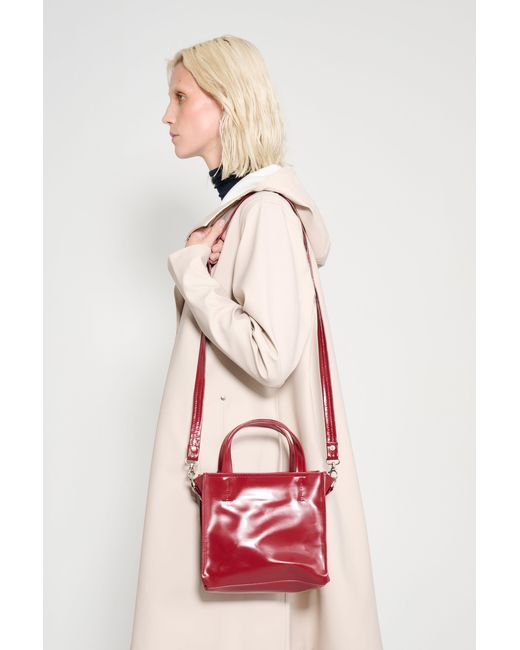Stutterheim Red Biblio Bag Opal