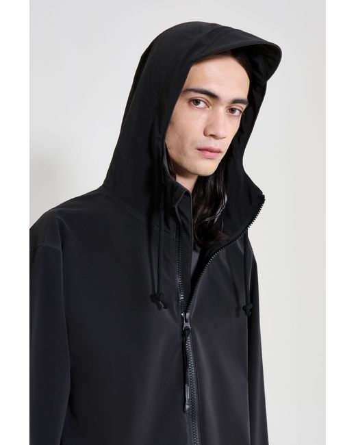 Stutterheim Blue Stockholm Patch Raincoat for men