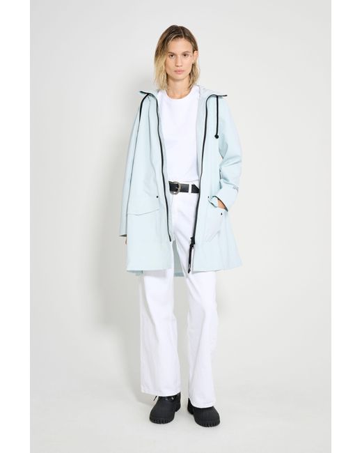 Stutterheim Blue Mosebacke Patch Raincoat