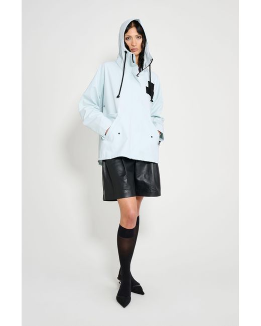 Stutterheim White Faversham Matte Raincoat