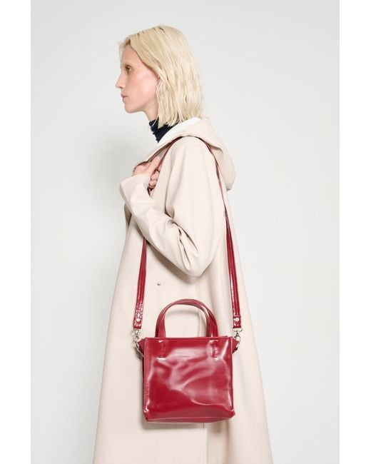 Stutterheim Red Biblio Bag Opal