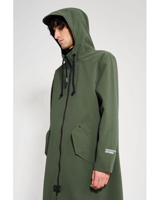 Stutterheim Green Martins Parka for men