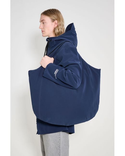 Stutterheim Blue Svea Puffer Bag Matte