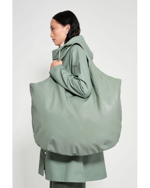 Stutterheim Green Svea Puffer Bag Opal