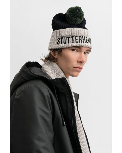 Stutterheim Black April Beanie