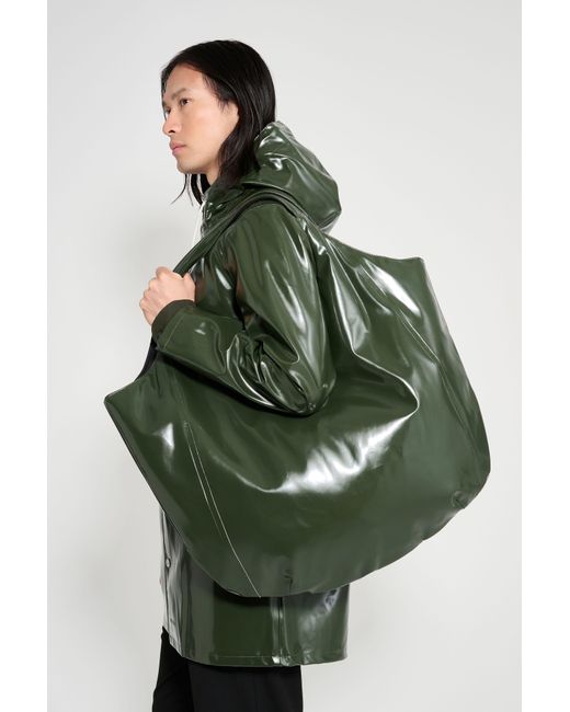 Stutterheim Black Svea Puffer Bag Opal