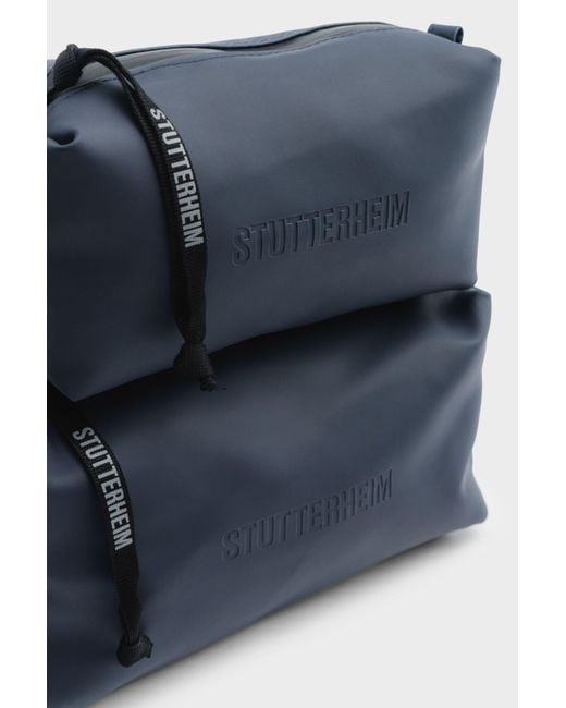 Stutterheim Blue Container Small Wash Bag