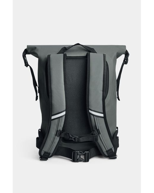 Stutterheim Black Rain Rolltop 25L Backpack