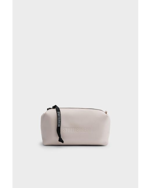 Stutterheim White Container Small Wash Bag